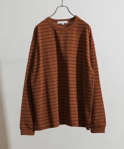 URBAN RESEARCH(アーバンリサーチ)の「ナローボーダーロングスリーブ(Tシャツ/カットソー・メンズ・ブラック系その他/ブラウン系その他/グリーン系その他・MEDIUM/LARGE/X-LARGE)」の3枚目の写真