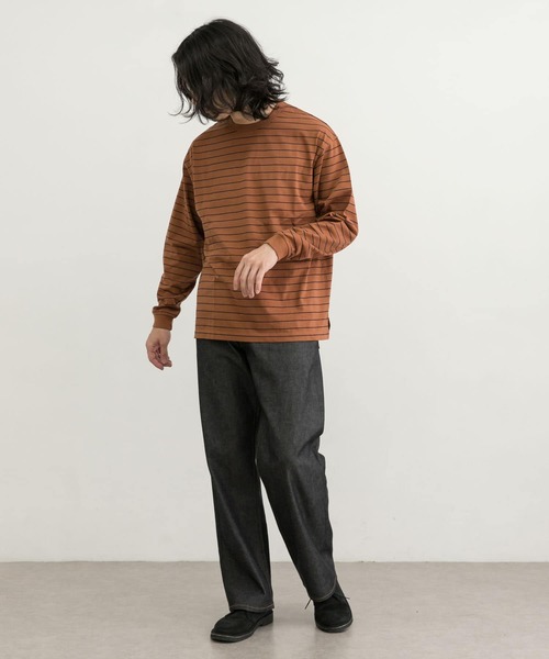 URBAN RESEARCH(アーバンリサーチ)の「ナローボーダーロングスリーブ(Tシャツ/カットソー・メンズ・ブラック系その他/ブラウン系その他/グリーン系その他・MEDIUM/LARGE/X-LARGE)」の11枚目の写真