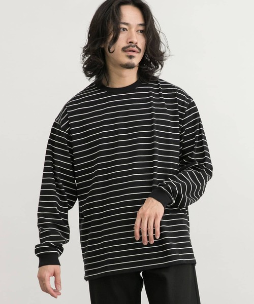 URBAN RESEARCH(アーバンリサーチ)の「ナローボーダーロングスリーブ(Tシャツ/カットソー・メンズ・ブラック系その他/ブラウン系その他/グリーン系その他・MEDIUM/LARGE/X-LARGE)」の18枚目の写真