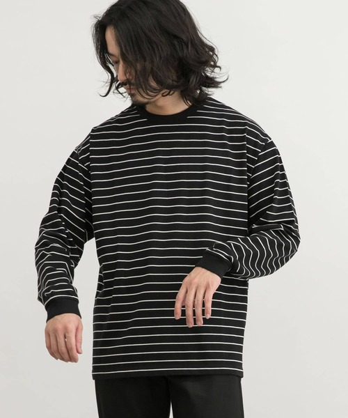 URBAN RESEARCH(アーバンリサーチ)の「ナローボーダーロングスリーブ(Tシャツ/カットソー・メンズ・ブラック系その他/ブラウン系その他/グリーン系その他・MEDIUM/LARGE/X-LARGE)」の20枚目の写真