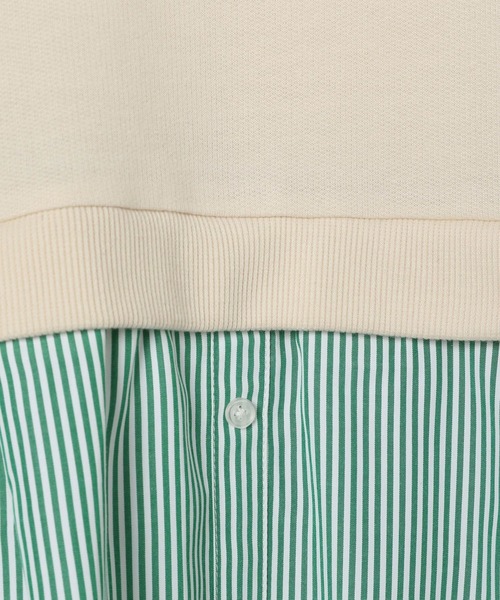 GLOBAL WORK（グローバルワーク）の「オシャラク布帛ドッキング/157691（その他トップス・キッズ・その他/オフホワイト/ブラック・140cm/100cm/130cm/150cm/110cm/160cm/120cm）」の9枚目の写真