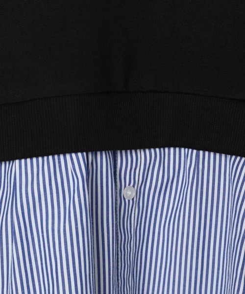 GLOBAL WORK（グローバルワーク）の「オシャラク布帛ドッキング/157691（その他トップス・キッズ・その他/オフホワイト/ブラック・140cm/100cm/130cm/150cm/110cm/160cm/120cm）」の11枚目の写真