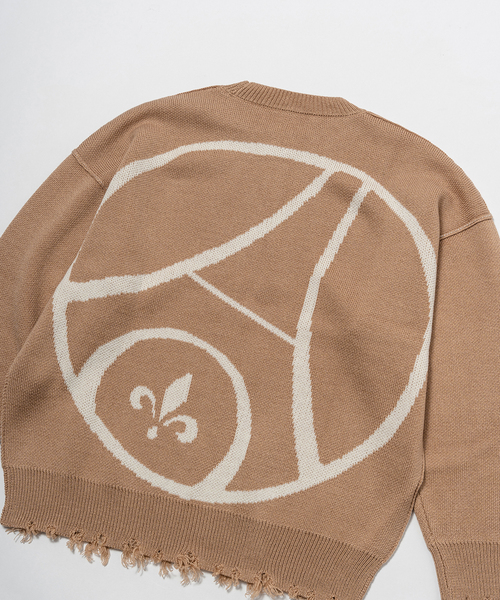 PARIS SAINT-GERMAIN（パリサンジェルマン）の「【Paris Saint-Germain】インターシャ クラッシュ ニット（ニット/セーター・メンズ・ホワイト系その他/ブラック/ベージュ/チャコールグレー・LARGE/MEDIUM）」の6枚目の写真