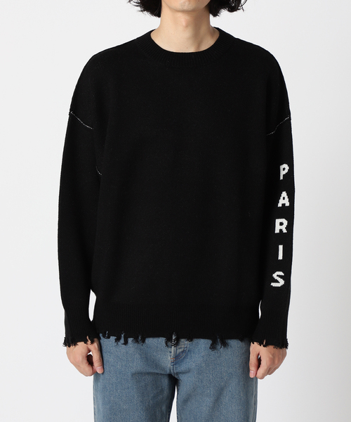 PARIS SAINT-GERMAIN（パリサンジェルマン）の「【Paris Saint-Germain】インターシャ クラッシュ ニット（ニット/セーター・メンズ・ホワイト系その他/ブラック/ベージュ/チャコールグレー・LARGE/MEDIUM）」の10枚目の写真