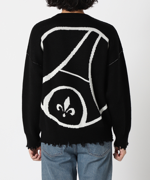 PARIS SAINT-GERMAIN（パリサンジェルマン）の「【Paris Saint-Germain】インターシャ クラッシュ ニット（ニット/セーター・メンズ・ホワイト系その他/ブラック/ベージュ/チャコールグレー・LARGE/MEDIUM）」の12枚目の写真