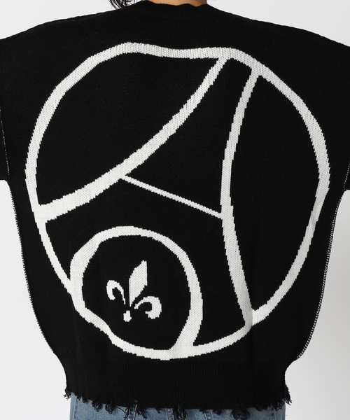 PARIS SAINT-GERMAIN（パリサンジェルマン）の「【Paris Saint-Germain】インターシャ クラッシュ ニット（ニット/セーター・メンズ・ホワイト系その他/ブラック/ベージュ/チャコールグレー・LARGE/MEDIUM）」の14枚目の写真