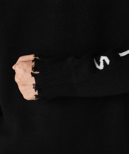 PARIS SAINT-GERMAIN（パリサンジェルマン）の「【Paris Saint-Germain】インターシャ クラッシュ ニット（ニット/セーター・メンズ・ホワイト系その他/ブラック/ベージュ/チャコールグレー・LARGE/MEDIUM）」の17枚目の写真