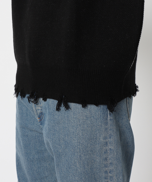 PARIS SAINT-GERMAIN（パリサンジェルマン）の「【Paris Saint-Germain】インターシャ クラッシュ ニット（ニット/セーター・メンズ・ホワイト系その他/ブラック/ベージュ/チャコールグレー・LARGE/MEDIUM）」の18枚目の写真