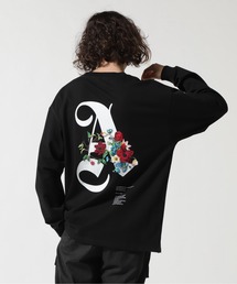A4A | A4A/エーフォーエー/A.FLOWER LS TEE/フラワーロングスリーブTシャツ(Tシャツ/カットソー)