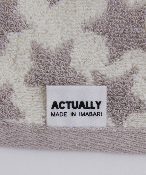 Actually（アクチュアリー）の「星ジャガード タオルハンカチ（ハンカチ/ハンドタオル・レディース・チャコールグレー/グレー・フリー）」の6枚目の写真