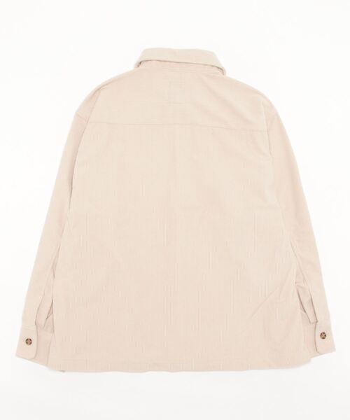 BACK NUMBER（バックナンバー）の「【BACK NUMBER】コーデュロイＣＰＯシャツ（シャツ/ブラウス・メンズ・ブラック/オフホワイト/グリーン・M/L/XL）」の4枚目の写真