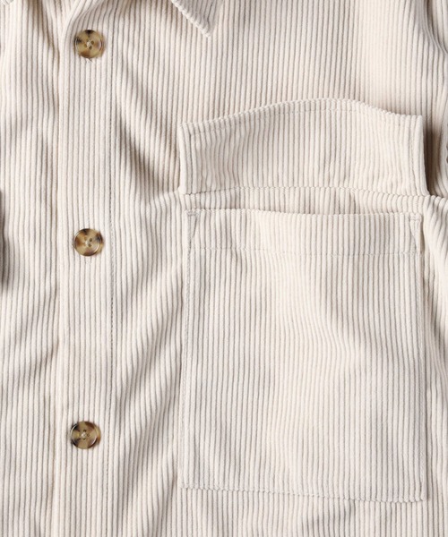 BACK NUMBER（バックナンバー）の「【BACK NUMBER】コーデュロイＣＰＯシャツ（シャツ/ブラウス・メンズ・ブラック/オフホワイト/グリーン・M/L/XL）」の7枚目の写真