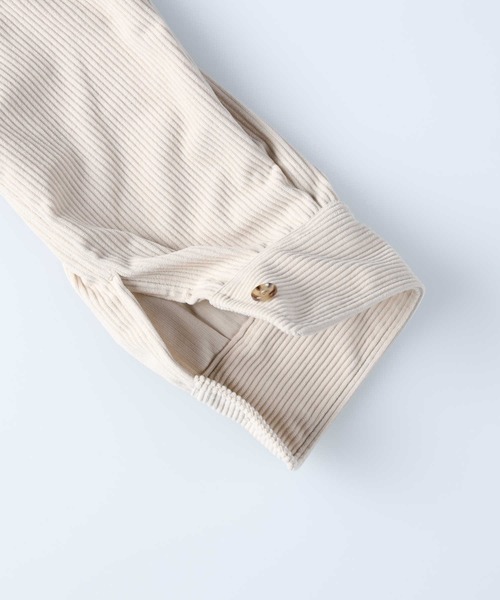 BACK NUMBER（バックナンバー）の「【BACK NUMBER】コーデュロイＣＰＯシャツ（シャツ/ブラウス・メンズ・ブラック/オフホワイト/グリーン・M/L/XL）」の8枚目の写真