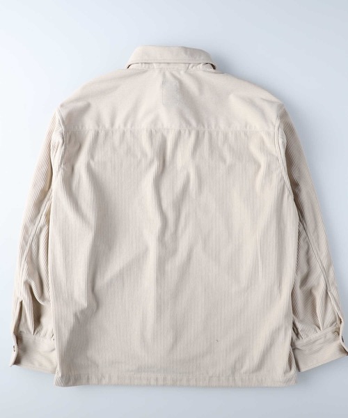 BACK NUMBER（バックナンバー）の「【BACK NUMBER】コーデュロイＣＰＯシャツ（シャツ/ブラウス・メンズ・ブラック/オフホワイト/グリーン・M/L/XL）」の5枚目の写真