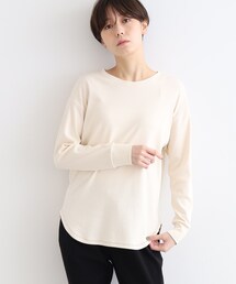 【LIFE】オーガニックシンプルロングTシャツ