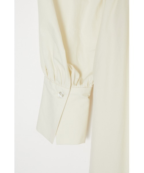 MOUSSY（マウジー）の「POWER SHOULDER LONG ドレス（ワンピース・レディース・ダークグリーン/オフホワイト/ブラック・1/2）」の15枚目の写真