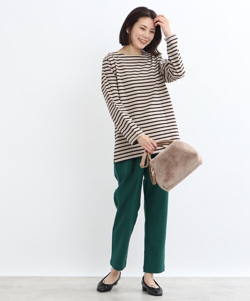 SHOO・LA・RUE(シューラルー)の「◆フェイクファーミニショルダー(ショルダーバッグ・レディース・ダークグレー/サンドベージュ/ブラック系3/アイボリー・00)」の19枚目の写真