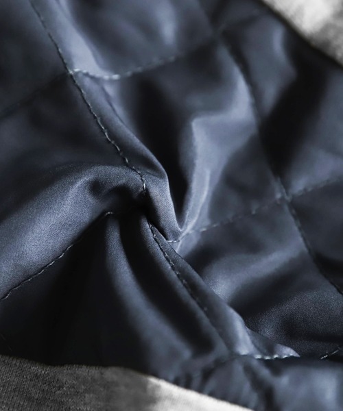 antiqua(アンティカ)の「異素材MIXハーフジッププルオーバー(スウェット・レディース・ブラック/ネイビー/グレー・FREE)」の16枚目の写真