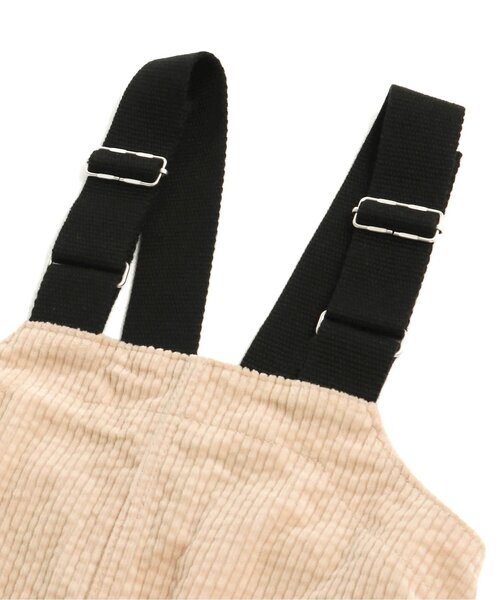 BREEZE(ブリーズ)の「ゆったりサロペット(サロペット/オーバーオール・キッズ・ブラック/ベージュ・130/110/120/90/80/100)」の4枚目の写真