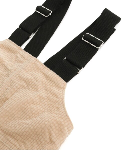 BREEZE(ブリーズ)の「ゆったりサロペット(サロペット/オーバーオール・キッズ・ブラック/ベージュ・130/110/120/90/80/100)」の6枚目の写真