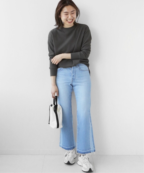 JOURNAL STANDARD relume（ジャーナルスタンダード　レリューム）の「《追加5》TCワッフルロングスリーブTシャツ（Tシャツ/カットソー・レディース・ホワイト/チャコールグレー/ホワイト系その他/オートミール/ネイビー・FREE）」の17枚目の写真