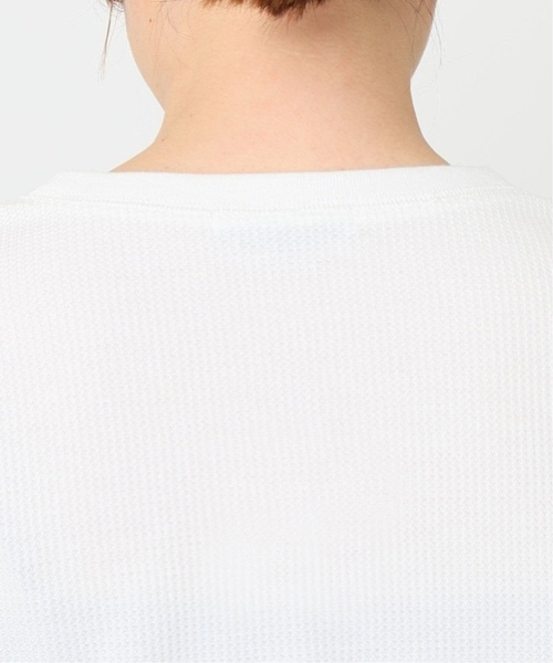 JOURNAL STANDARD relume（ジャーナルスタンダード　レリューム）の「《追加5》TCワッフルロングスリーブTシャツ（Tシャツ/カットソー・レディース・ホワイト/チャコールグレー/ホワイト系その他/オートミール/ネイビー・FREE）」の21枚目の写真