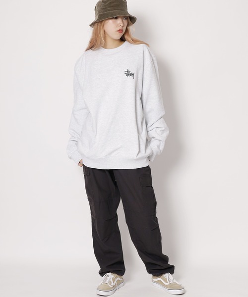 STUSSY(ステューシー)の「STUSSY/ステューシー BASIC STUSSY CREW トレーナー(スウェット・メンズ・アッシュ/グリーン/ブラック・XL/M)」の21枚目の写真