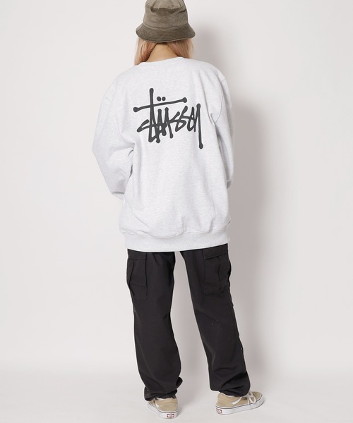 STUSSY(ステューシー)の「STUSSY/ステューシー BASIC STUSSY CREW トレーナー(スウェット・メンズ・アッシュ/グリーン/ブラック・XL/M)」の22枚目の写真