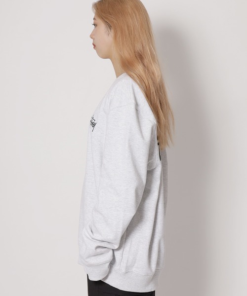 STUSSY(ステューシー)の「STUSSY/ステューシー BASIC STUSSY CREW トレーナー(スウェット・メンズ・アッシュ/グリーン/ブラック・XL/M)」の4枚目の写真