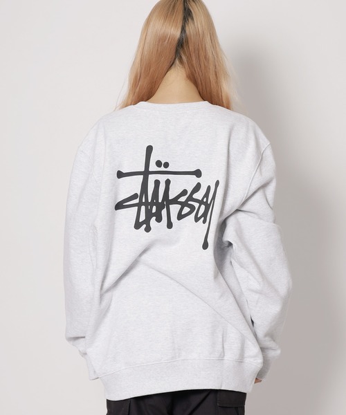 STUSSY(ステューシー)の「STUSSY/ステューシー BASIC STUSSY CREW トレーナー(スウェット・メンズ・アッシュ/グリーン/ブラック・XL/M)」の5枚目の写真