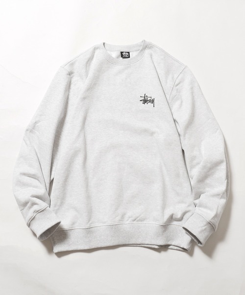STUSSY(ステューシー)の「STUSSY/ステューシー BASIC STUSSY CREW トレーナー(スウェット・メンズ・アッシュ/グリーン/ブラック・XL/M)」の13枚目の写真