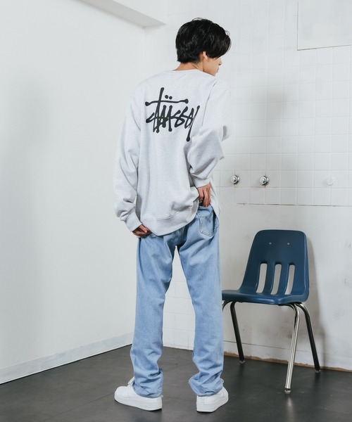 STUSSY(ステューシー)の「STUSSY/ステューシー BASIC STUSSY CREW トレーナー(スウェット・メンズ・アッシュ/グリーン/ブラック・XL/M)」の20枚目の写真