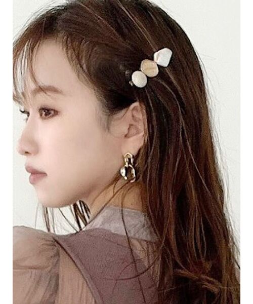 RESEXXY（リゼクシー）の「ニュアンスカラーヘアピンセット（ヘアピン・レディース・ブラウン/ベージュ・FREE）」の2枚目の写真