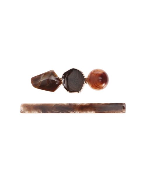 RESEXXY（リゼクシー）の「ニュアンスカラーヘアピンセット（ヘアピン・レディース・ブラウン/ベージュ・FREE）」の12枚目の写真