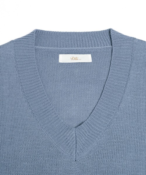 Dita Muaj.(ディータムアージュ)の「【ZOZO限定】Muaj. ルーズサイドデザインニット(ニット/セーター・レディース・ブラック/ブルー/シルバーグレー・FREE)」の19枚目の写真