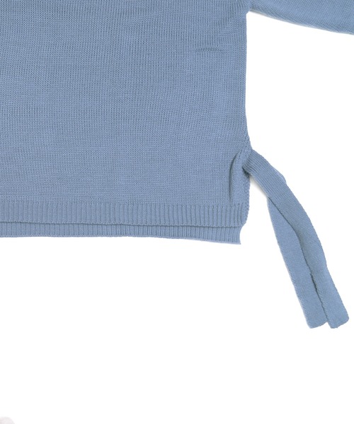 Dita Muaj.(ディータムアージュ)の「【ZOZO限定】Muaj. ルーズサイドデザインニット(ニット/セーター・レディース・ブラック/ブルー/シルバーグレー・FREE)」の8枚目の写真