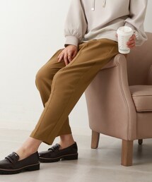 DRESKIP | 【洗える】ウールライクテーパードパンツ(その他パンツ)