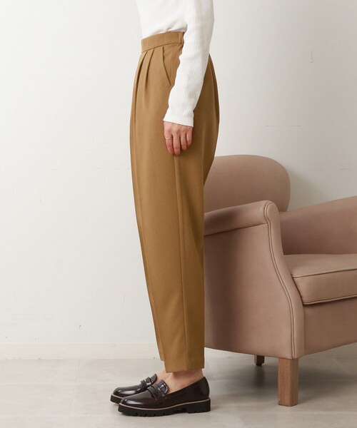 DRESKIP（ドレスキップ）の「◆【洗える】ウールライクテーパードパンツ（その他パンツ・レディース・ダークブラウン/キャメル/ブラック・03/02/04）」の5枚目の写真