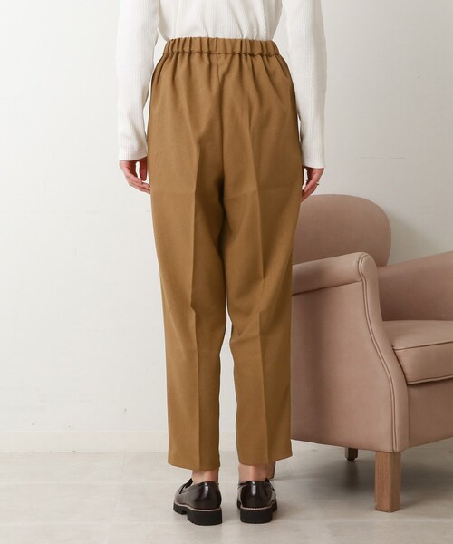 DRESKIP（ドレスキップ）の「◆【洗える】ウールライクテーパードパンツ（その他パンツ・レディース・ダークブラウン/キャメル/ブラック・03/02/04）」の6枚目の写真