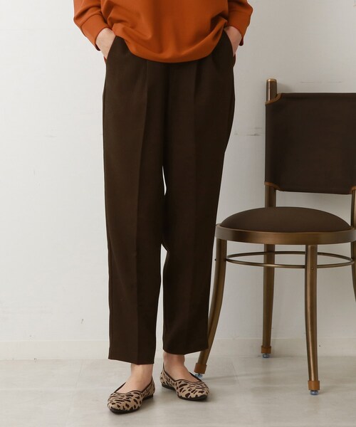 DRESKIP（ドレスキップ）の「◆【洗える】ウールライクテーパードパンツ（その他パンツ・レディース・ダークブラウン/キャメル/ブラック・03/02/04）」の12枚目の写真