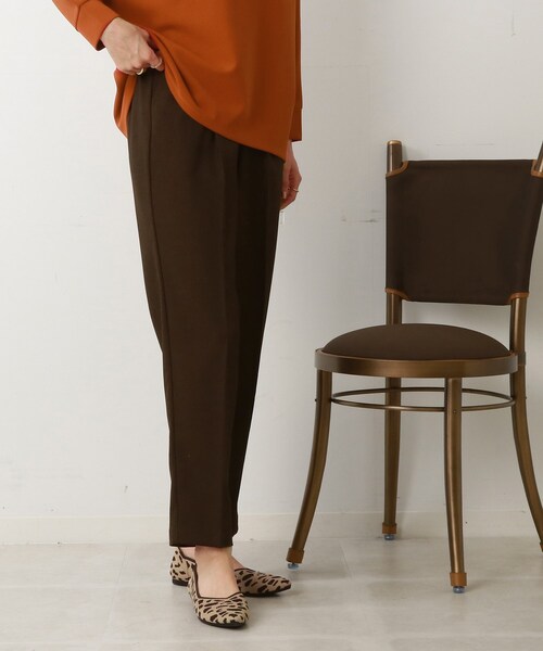 DRESKIP（ドレスキップ）の「◆【洗える】ウールライクテーパードパンツ（その他パンツ・レディース・ダークブラウン/キャメル/ブラック・03/02/04）」の13枚目の写真