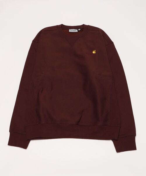 Carhartt WIP（カーハートダブリューアイピー）の「AMERICAN SCRIPT SWEATSHIRT（スウェット・メンズ・ブラック/ダークネイビー/ダークグリーン/バーガンディー・X-LARGE/MEDIUM/SMALL/LARGE）」の4枚目の写真