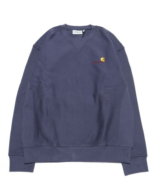 Carhartt WIP（カーハートダブリューアイピー）の「AMERICAN SCRIPT SWEATSHIRT（スウェット・メンズ・ブラック/ダークネイビー/ダークグリーン/バーガンディー・X-LARGE/MEDIUM/SMALL/LARGE）」の3枚目の写真