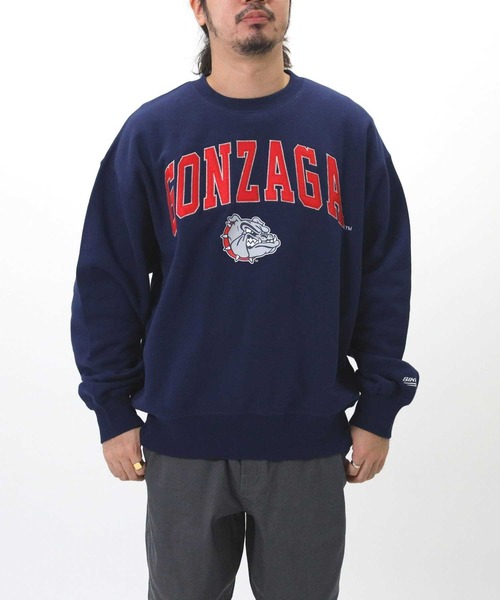 Right-on(ライトオン)の「【BIKE】USカレッジクルー(スウェット・メンズ・オレンジ/レッド/ライトグレー/パープル/ネイビー/グリーン・M/L/XL)」の4枚目の写真