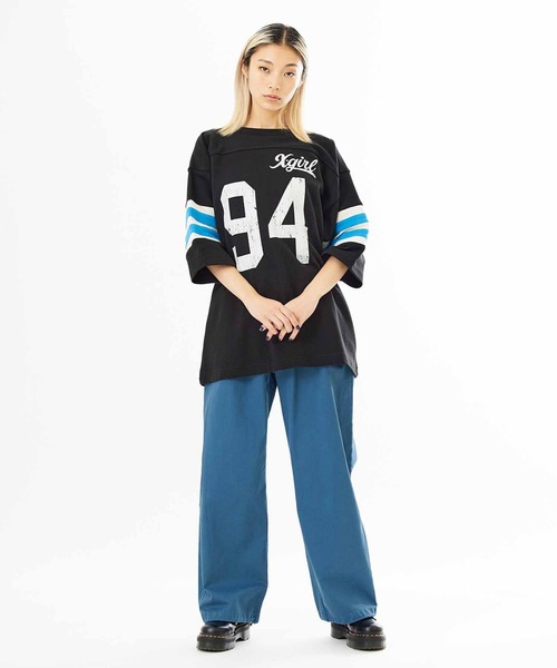 X-girl（エックスガール）の「TWILL EASY PANTS（その他パンツ・レディース・ブラック/イエロー/ブルー・XS/S/M）」の22枚目の写真