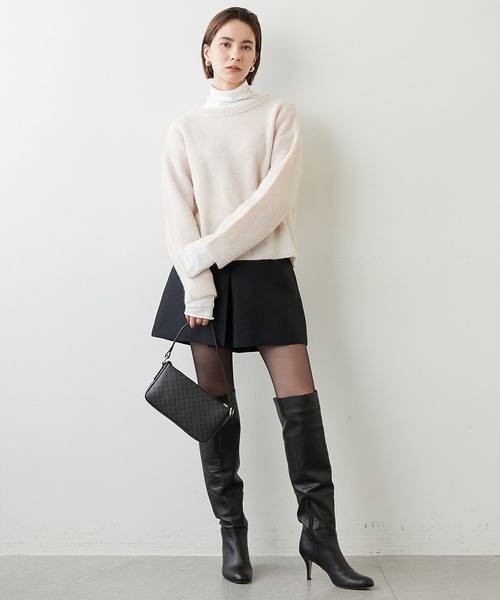 24AW DELUXE デラックス 24AD3206 モヘヤ ニット Whim Gazette（ウィムガゼット）の「モヘヤKNOTTニット（ニット