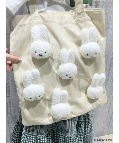 merry jenny（メリージェニー）の「もこもこmiffyトート（トートバッグ・レディース・ブラック/アイボリー・FREE）」の17枚目の写真
