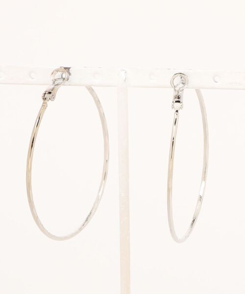 Burner（バーナー）の「【OKUOKU　0909】 メタルリングピアス oku-pierce-679702335095-389 I（ピアス（両耳用）・レディース・A/B・FREE）」の3枚目の写真