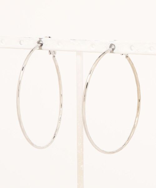 Burner（バーナー）の「【OKUOKU　0909】 メタルリングピアス oku-pierce-679702335095-389 I（ピアス（両耳用）・レディース・A/B・FREE）」の5枚目の写真