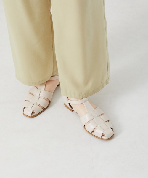 WA ORiental TRaffic（ダブルエーオリエンタルトラフィック）の「フラットグルカサンダル 32112（サンダル・レディース・ブルー/ブラック/ベージュ・S/M/L/LL/3L/SS）」の3枚目の写真